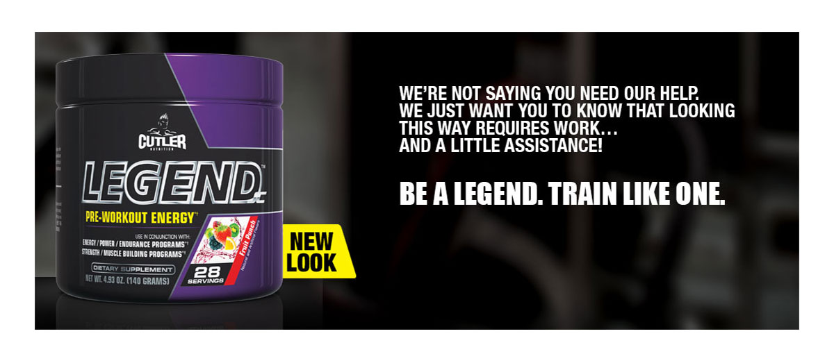 Cutler Nutrition Legend New PreWorkout From Jay Cutler