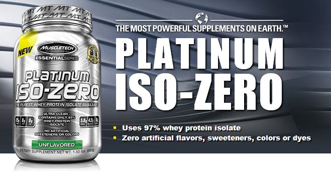 MuscleTech Platinum 100 Iso-Zero Essential Series