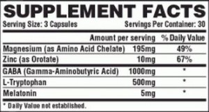 Hibern8 Nutrition Info